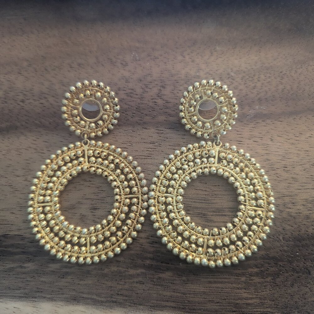 Lisi Lerch Cheyanne Drop Earrings in Gold